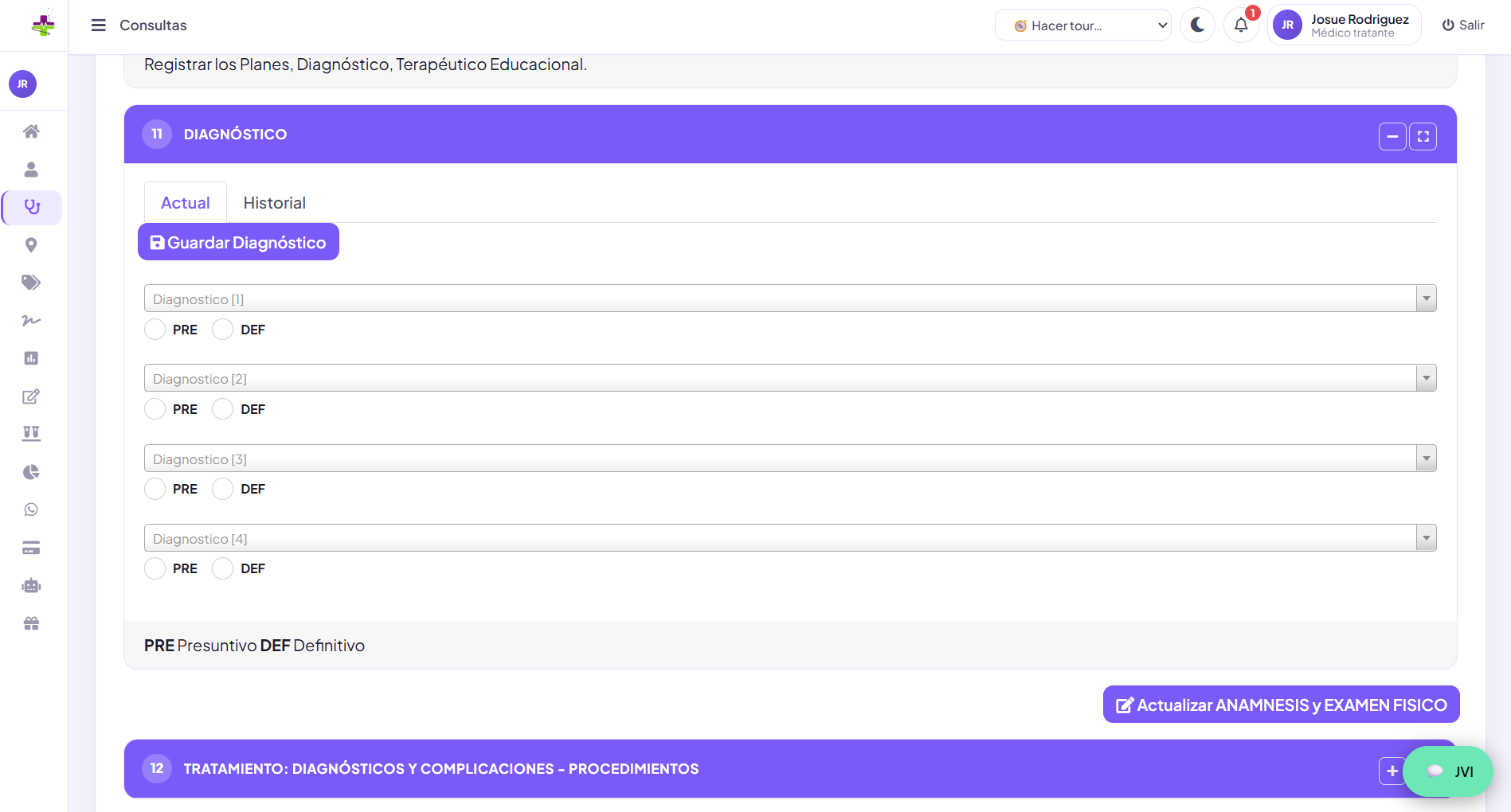 Prescripción odontológica con datos ficticios